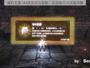 海利亚盾144高效刷法攻略：实战技巧与流程详解