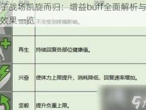 影子战场凯旋而归：增益buff全面解析与实战效果一览