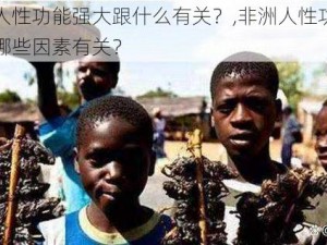 非洲人性功能强大跟什么有关？,非洲人性功能强大与哪些因素有关？