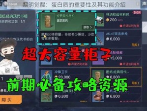 黎明觉醒：蛋白质的重要性及其功能介绍