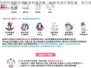 阴阳师手游资源高效利用攻略：玩转资源合理配置，助力高效成长之路