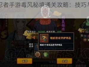 火影忍者手游毒风秘境通关攻略：技巧与玩法详解