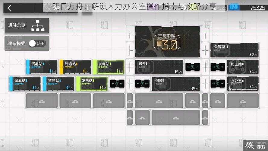 明日方舟：解锁人力办公室操作指南与攻略分享