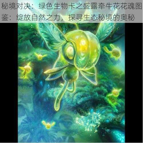 秘境对决：绿色生物卡之盛露牵牛花花魂图鉴：绽放自然之力，探寻生态秘境的奥秘