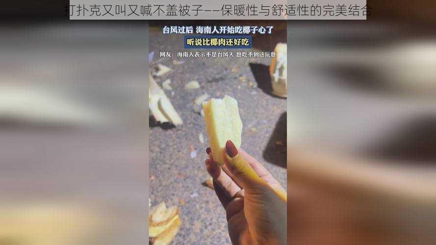 打扑克又叫又喊不盖被子——保暖性与舒适性的完美结合