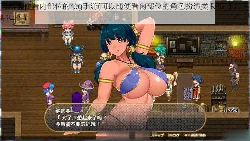 可以随便看内部位的rpg手游(可以随便看内部位的角色扮演类 RPG 手游有哪些？)