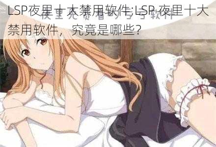 LSP夜里十大禁用软件;LSP 夜里十大禁用软件，究竟是哪些？