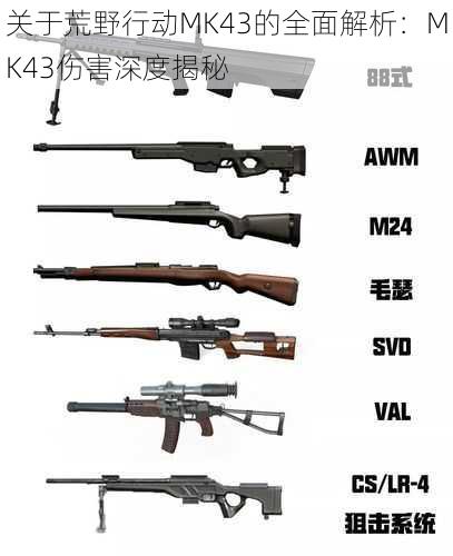 关于荒野行动MK43的全面解析：MK43伤害深度揭秘