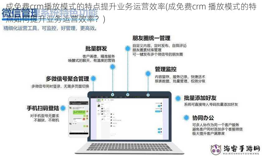 成免费crm播放模式的特点提升业务运营效率(成免费crm 播放模式的特点如何提升业务运营效率？)