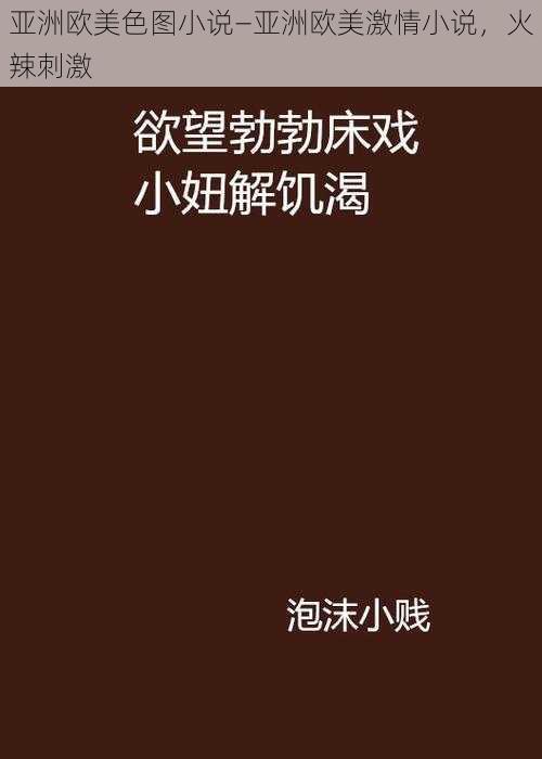 亚洲欧美色图小说—亚洲欧美激情小说，火辣刺激