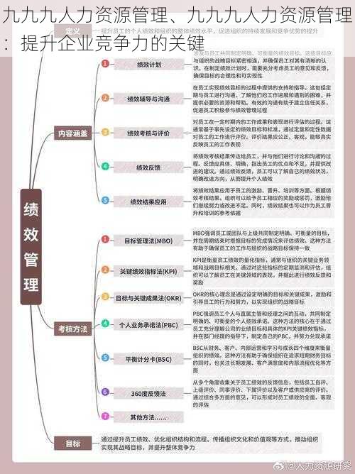 九九九人力资源管理、九九九人力资源管理：提升企业竞争力的关键