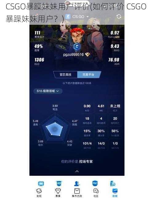 CSGO暴躁妹妹用户评价(如何评价 CSGO 暴躁妹妹用户？)