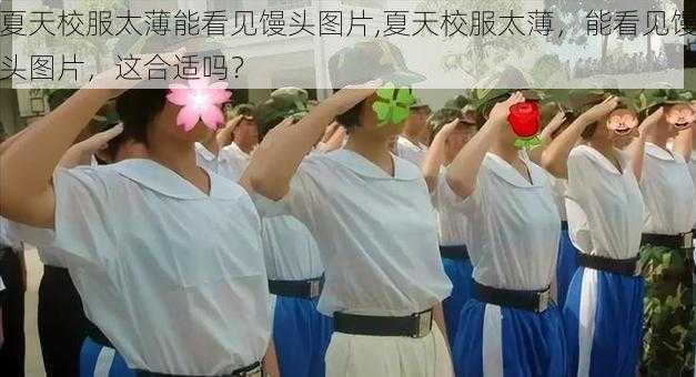 夏天校服太薄能看见馒头图片,夏天校服太薄，能看见馒头图片，这合适吗？