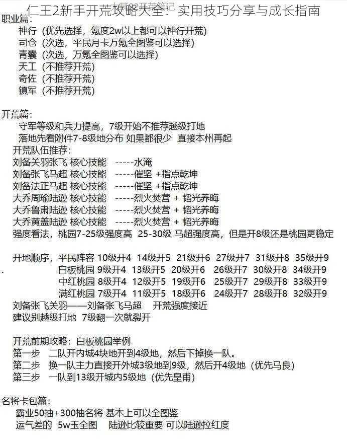 仁王2新手开荒攻略大全：实用技巧分享与成长指南