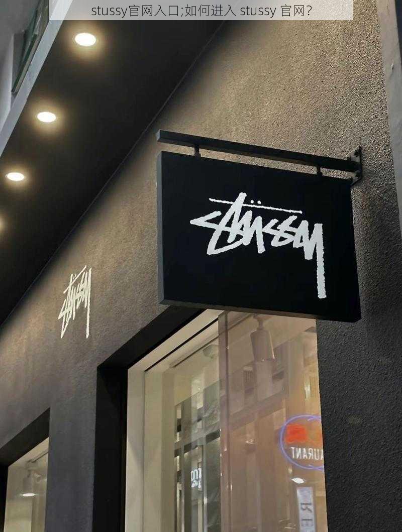 stussy官网入口;如何进入 stussy 官网？